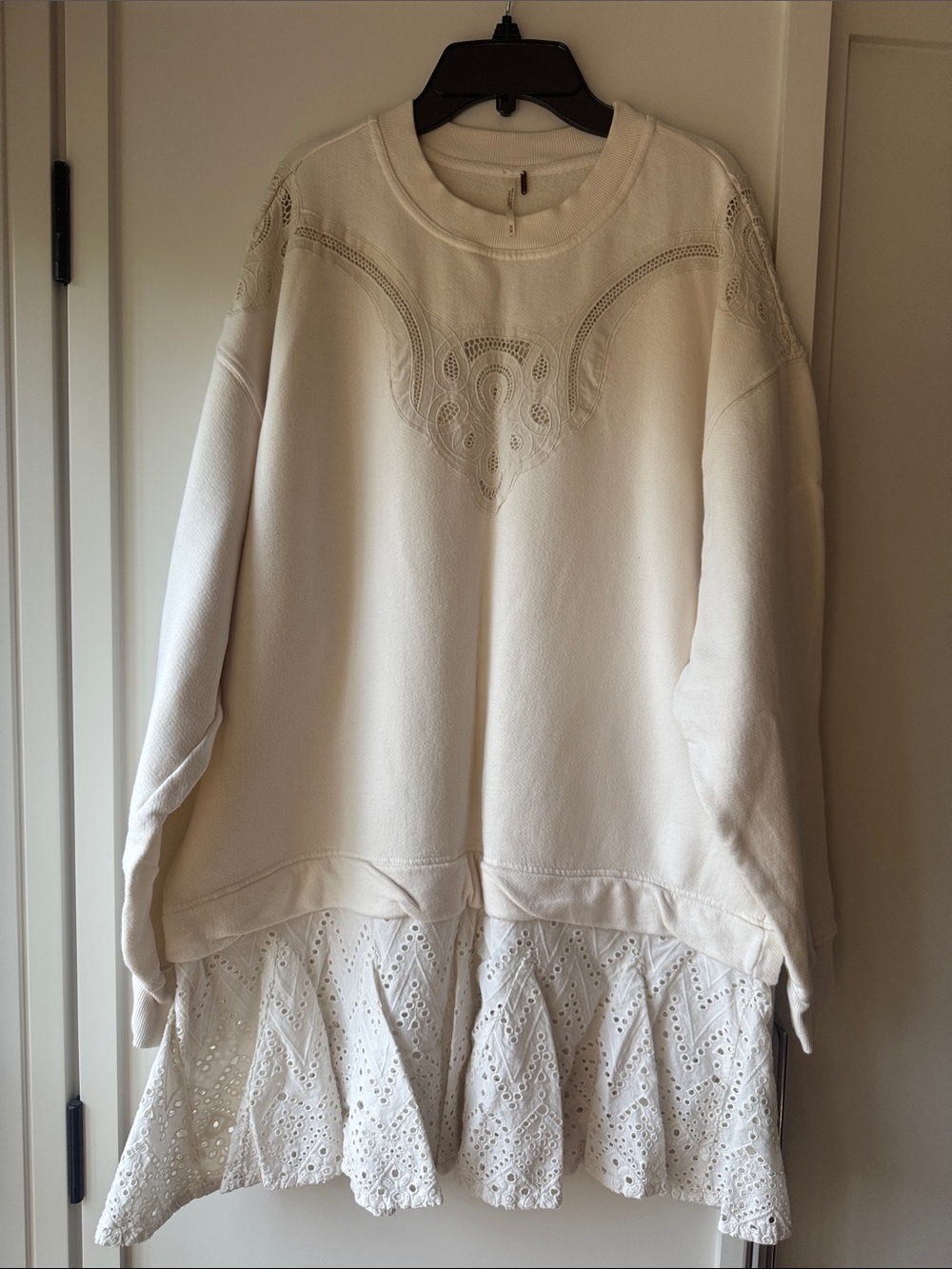 Free People Prairie Sweatshirt Dress size M - Picture 5 of 9